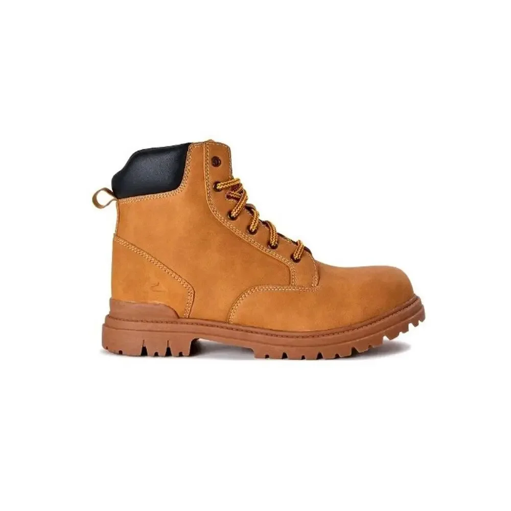 Ozark Trail Wheat Troy Boots Men's‎ Size 7 Rugged Outsole Faux Leather
